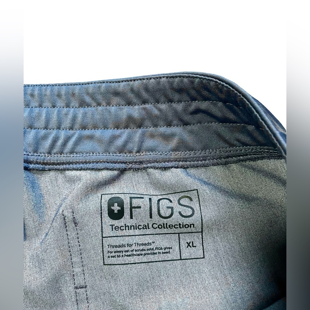 FIGS Samora Jogger Scrub Pants Denim Blue Size XL - Picture 2 of 4